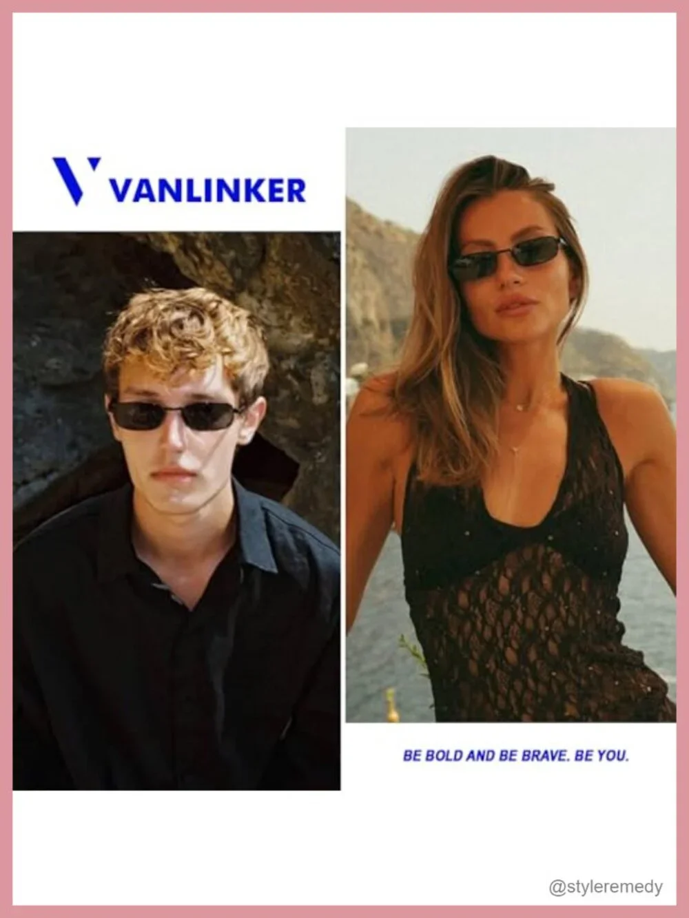 Sleek Minimalist Rectangular Polarized Sunglasses for Women Men 90s Y2k Thin